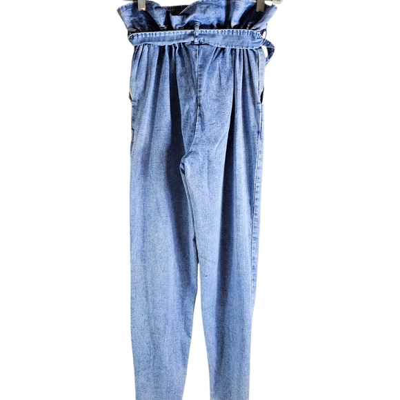 HERA High Waist Paperbag Straight Leg Jeans In S - Picture 4 of 6